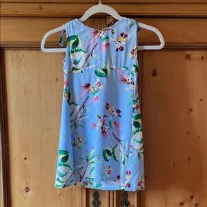 Floral Blue Kids Dress